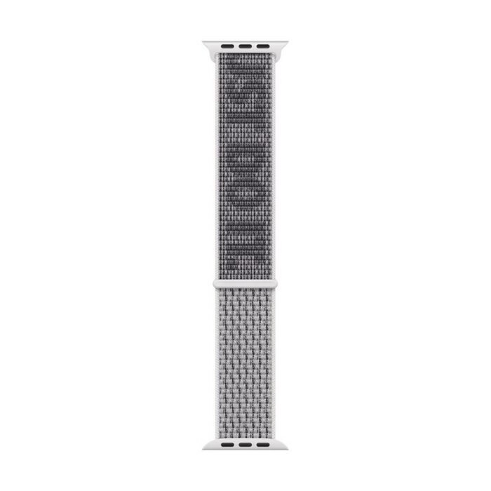 Nike Sport Loop for Apple Watch 42/44/45/49mm - Summit White Black - Image 3