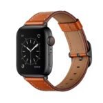 New Leather Band with Black lock for Apple Watch 44/45mm - Havan