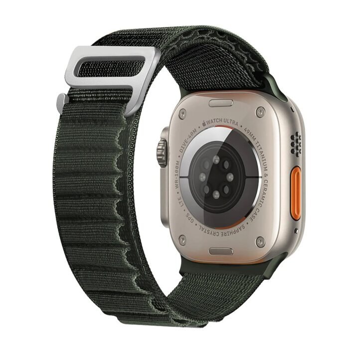 Alpine Loop Strap for Apple Watch 42/44/45/49mm - Green - Image 4