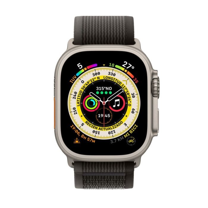 Trail Loop Band For Apple Watch 42/44/45/49mm - Black & Gray - Image 2