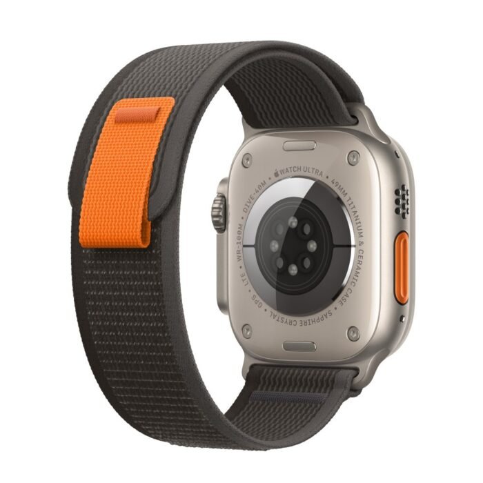 Trail Loop Band For Apple Watch 42/44/45/49mm - Black & Gray - Image 3