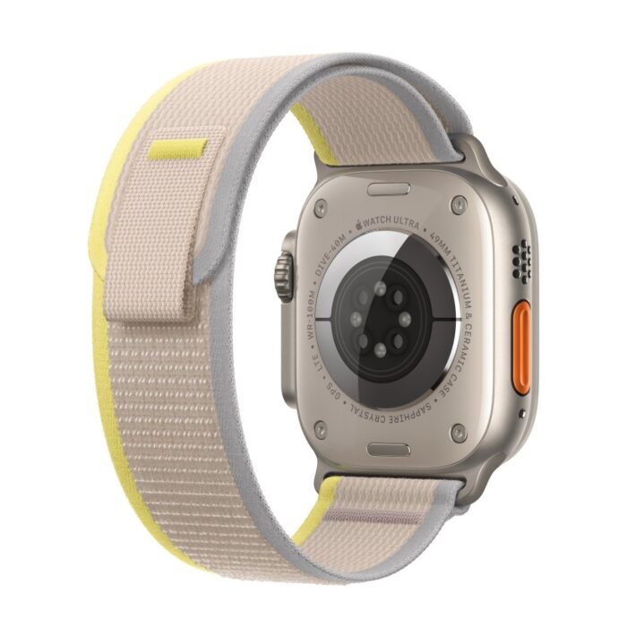 Trail Loop Band For Apple Watch 42/44/45/49mm - Yellow & Beige - Image 3