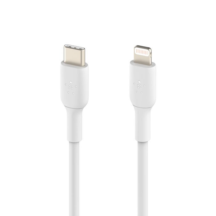 USB-C-to-Lightning-Cable-1m-White-1.jpg Belkin BoostCharge USB-C to Lightning Cable (1m  3.3ft, White) - Image 1