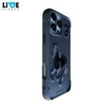 Santa Barbara Boris Series Horse Leather Case iPhone 16 Pro Max - Black - Image 5