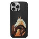 Santa Barbara Isidor Series Polo Leather iPhone 16 Pro Max - Black