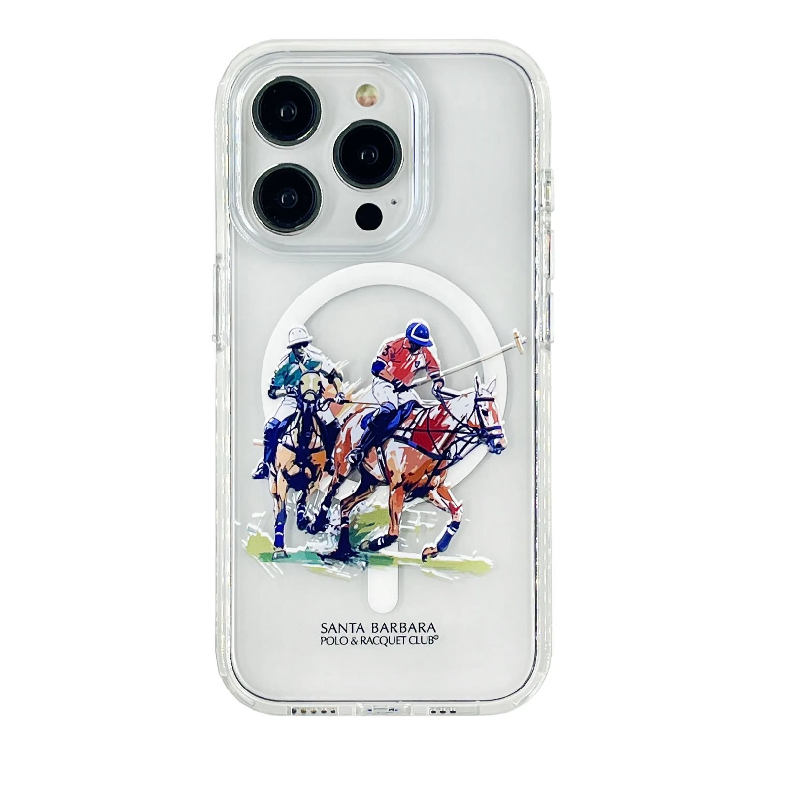 WhatsApp-Image-2024-11-09-at-9.51.23-PM.jpeg Santa Barbara Polo Racquet Club iPhone 16 Pro Willie Transparent Magsafe Cover - Painting - Image 1