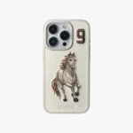 Santa Barbara Boris Series Horse Leather Case iPhone 16 Pro Max -Cream - Image 2