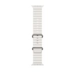 Ocean Silicone Strap for Apple Watch 42/44/45/49mm - White - Image 2