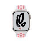 Nike Silicone Band for Apple Watch 42/44/45mm - White / Pink - Image 2
