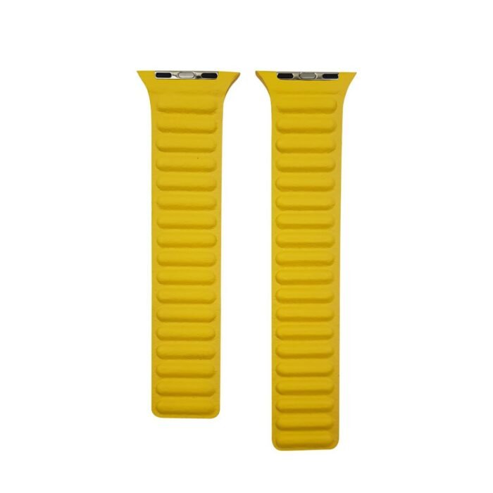 VPG Apple Watch Band Pierre Series 42/44/45mm Yellow - Image 3