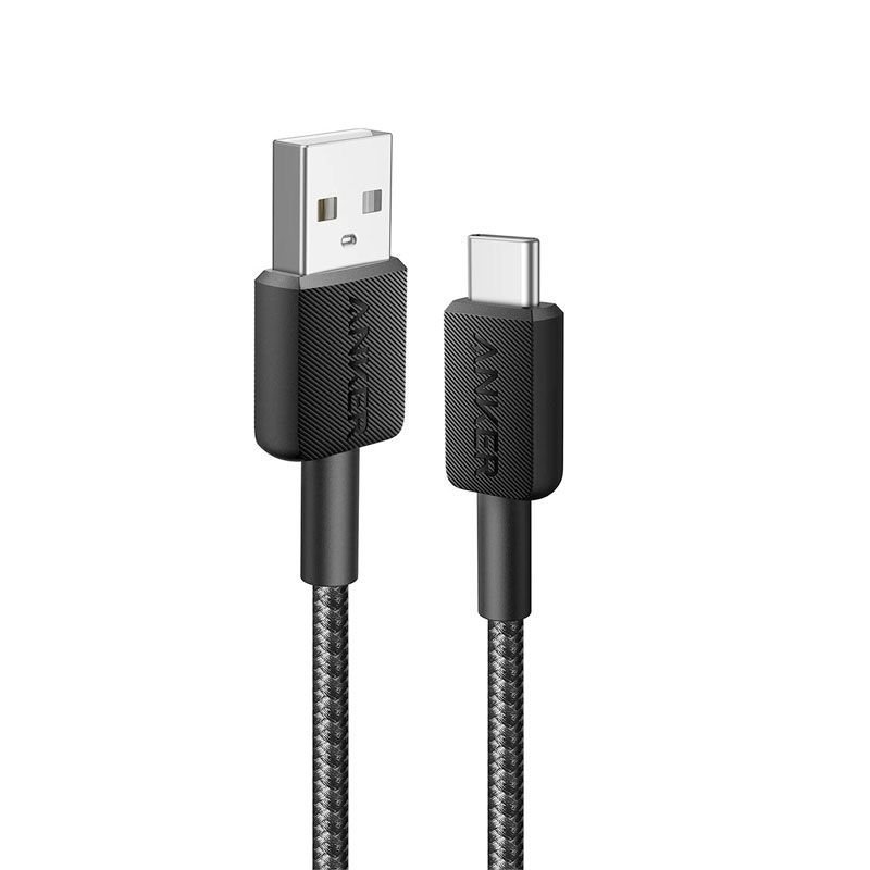 anker_322_usb-a_to_type-c_cable_a81h5h11_-_black-1_1.jpg Anker Cable 322 USB-A to USB-C 3ft Black | A81H5H11 - Image 1