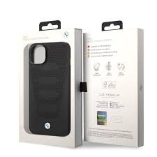 “BMW Signature Collection genuine leather case for iPhone 14 Pro Max in black