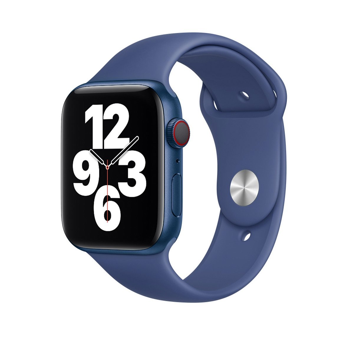 blue-2-15641.jpg New Silicone Sport Band for Apple Watch 42/44/45mm - Blue - Image 1