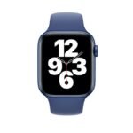 New Silicone Sport Band for Apple Watch 42/44/45mm - Blue - Image 2
