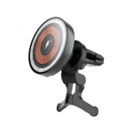 WIWU CH-309 TRANSPARENT MAGNETIC WIRELESS CHARGING CAR MOUNT - BLACK - Image 5