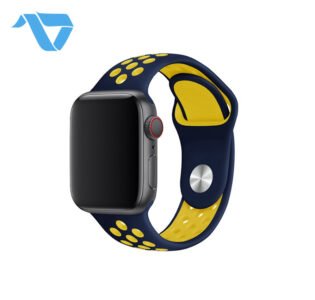 Apple Watch Nike Band 42/44/45mm Dark Blue/Yellow