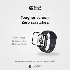 “Mocoll 3D Curved Screen Protector for Apple Watch Series 44mm.”