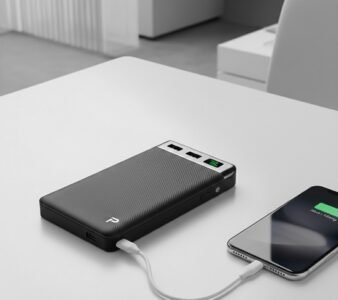 Sure! Here’s the **SEO-friendly English version** of the prompt for a **Power Bank ad image**: --- ### Example Prompt to Generate a Power Bank Image: *"High-quality, realistic image of a Powerology 10000mAh Black Power Bank with built-in retractable cable, placed on a sleek desk with a smartphone charging, professional lighting, clear angle, modern and attractive design, showing the product logo clearly, suitable for digital ads and eCommerce stores."* --- ### SEO Tips for the Image: 1. **File Name:** powerology-10000mah-black-power-bank.jpg 2. **Alt Text:** "Powerology 10000mAh Black Power Bank with retractable cable charging a smartphone" 3. **Caption (Optional):** "Powerology 10000mAh Black – Portable and Fast Charging Power Bank" --- Powerology 10000 