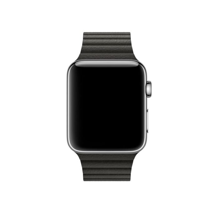 Apple Leather Loop 42/44/45 mm Dark Grey - Image 3