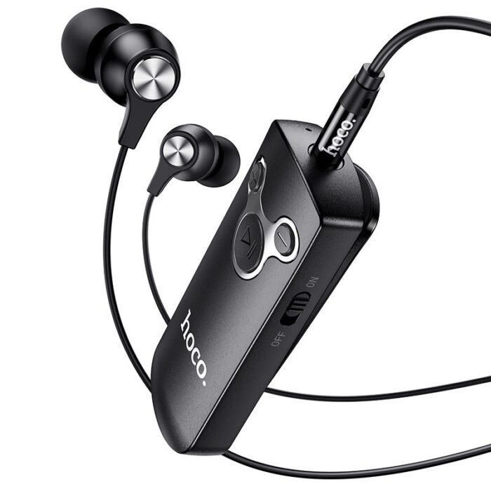 Hoco E52 Wireless Audio Reciever With Earphone - Image 2