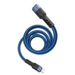 Hoco U110  Extra Durability USB Cable TypeC TO Lightning Blue