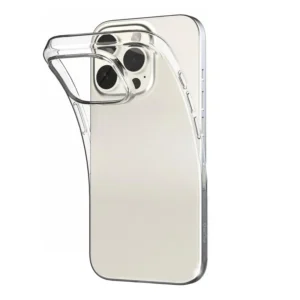 "iPhone 16 Pro Max Naked Case TPU Transparent showcasing original design