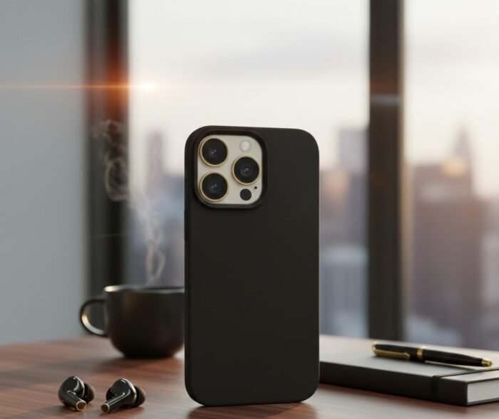 Coblue Magnetic Silicone Case for iPhone 13 Pro Max Black - Image 5