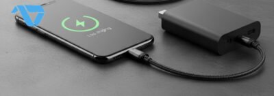 Hoco X89 Nylon Data Cable 20W Type-C to Lightning - Black - الصورة 4
