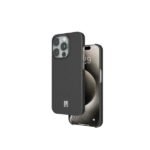 Levelo Sergei 1500D Aramid Fiber Case For iPhone 15 Pro - Black