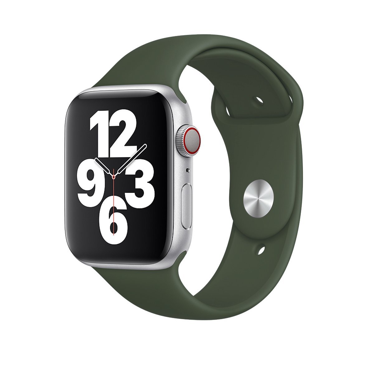 khaki-2-16491.jpg New Silicone Sport Band for Apple Watch 42/44/45mm - Khaki - Image 1