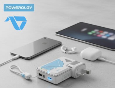 Powerology 10000mAh Wall Charger MagSafe Power Bank White - Image 3
