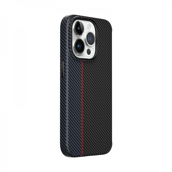 lcc-10715pmblrblk_03.png WIWU PREMIUM CASE FOR IPHONE 15 PROMAX (6.7") - BLUE/RED/BLACK - Image 3