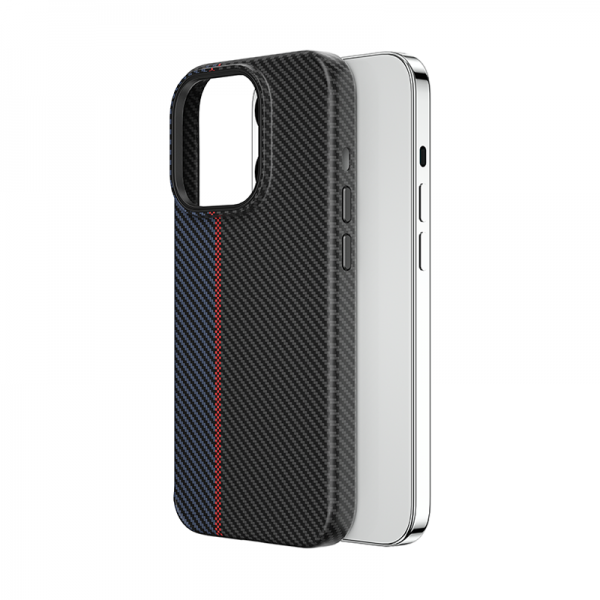 lcc-10715pmblrblk_04.png WIWU PREMIUM CASE FOR IPHONE 15 PROMAX (6.7") - BLUE/RED/BLACK - Image 4