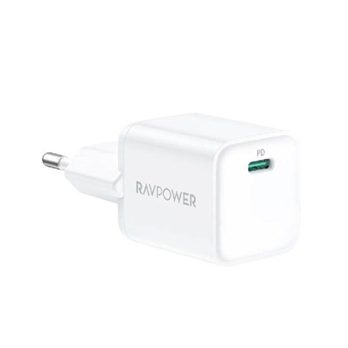 RAVPOWER GaN PD 20W Wall Charger white EU - Image 3