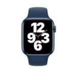 New Silicone Sport Band for Apple Watch 42/44/45mm - Navy - Image 2