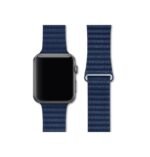 Apple Leather Loop  42/44/45 mm - Blue - Image 3