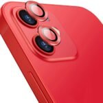 Camera Lens Protector for iPhone 11& iPhone 12  6.1 inch - Red