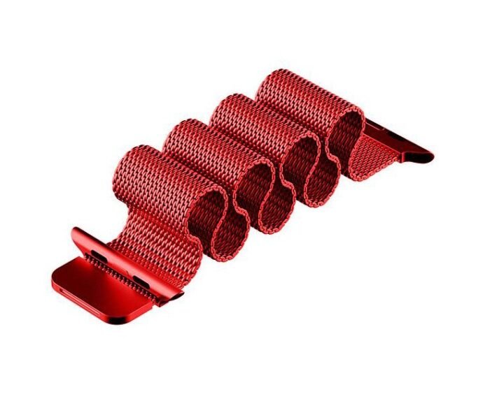 Apple Milanese Loop 42/44/45mm Red - Image 4