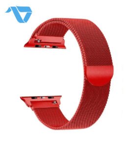 Apple Milanese Loop 42/44/45mm Red - الصورة 3