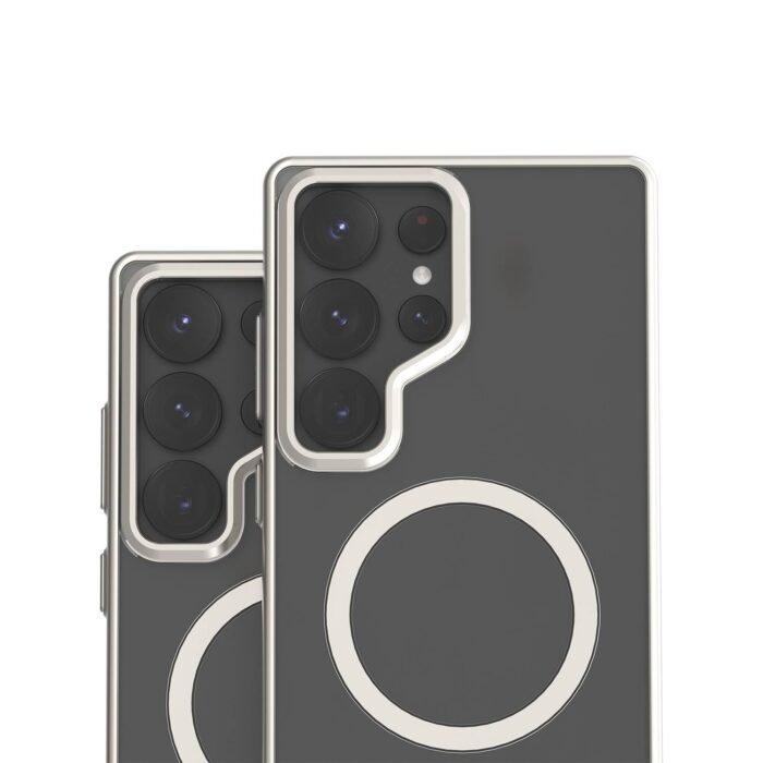 Levelo Elio Case for Samsung S25 Ultra Silver - Image 4