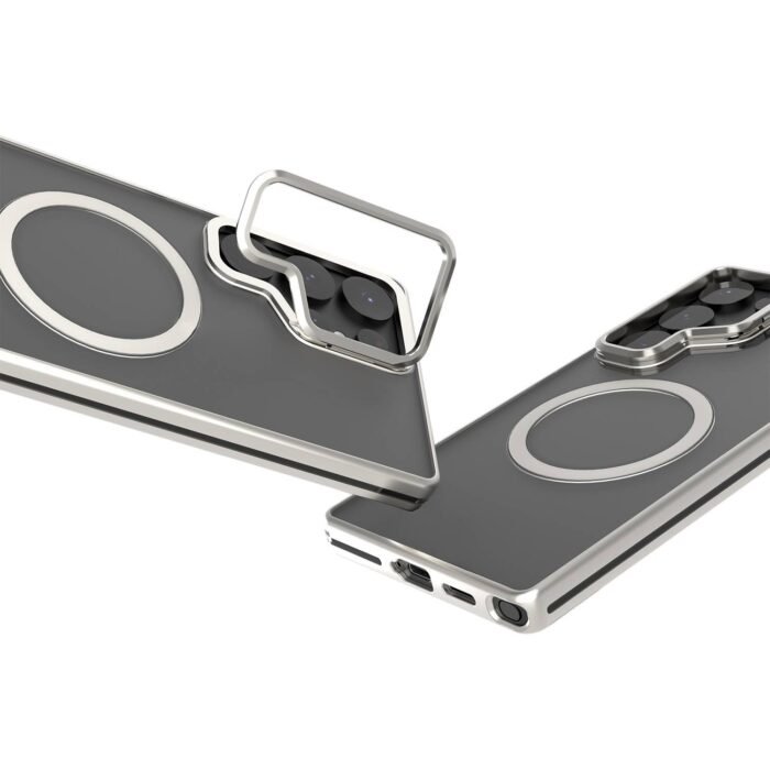 Levelo Elio Case for Samsung S25 Ultra Silver - Image 3