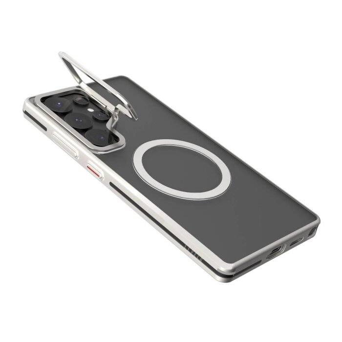 Levelo Elio Case for Samsung S25 Ultra Silver - Image 2