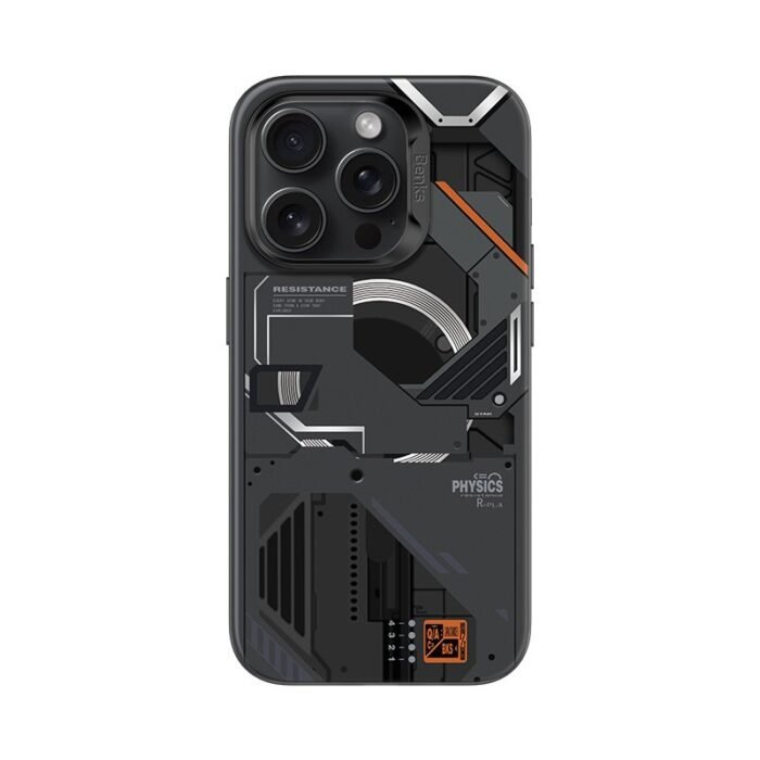 Benks Magnetic Mecha Series Case for Iphone 16 Pro Max black - Image 2