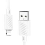 HOCO X88 USB TO LIGHTNING CHARGING CABLE 2.4A 1M – WHITE
