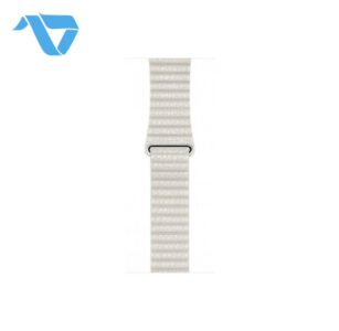 ⁦Apple Leather Loop  42/44/45 mm White⁩ - الصورة ⁦2⁩