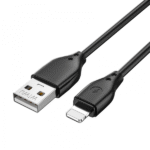 WIWU Wi-C001 Pioneer USB A To Lighting Cable 2.4A 1M Black - Image 3