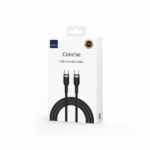 WIWU WI-C017 CONCISE 100W TYPE-C TO TYPE-C CHARGING CABLE 1.2M - BLACK - Image 4