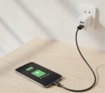 HOCO X88 USB TO LIGHTNING CABLE 2.4A 1M – Balck - Image 2