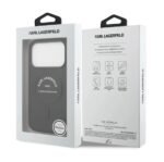 Karl Lagerfeld MagSafe PU Case with RSG Logo Buttons For iPhone 17 Pro Max Black - Image 6