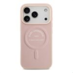 Karl Lagerfeld MagSafe PU Case with RSG Logo Buttons For iPhone 17 Pro Max Pink